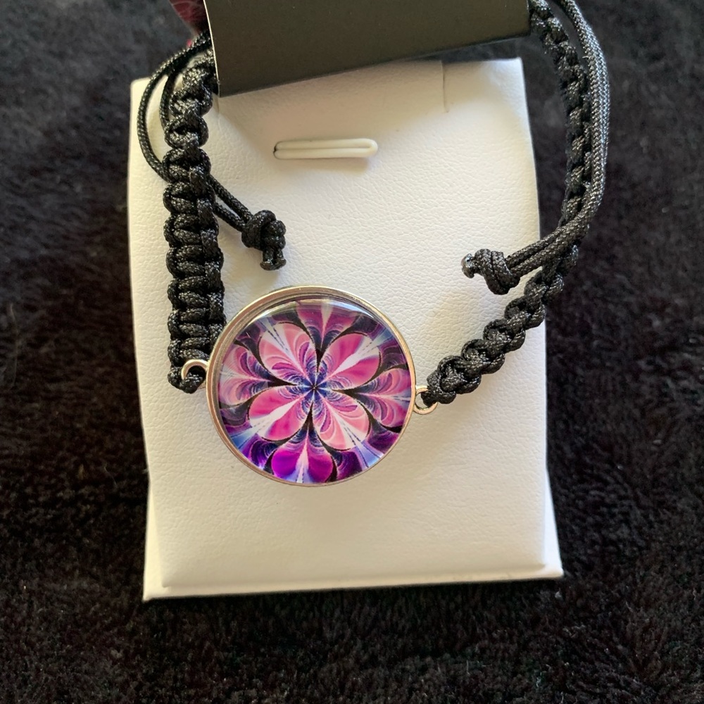 Black & Purple rope bracelet